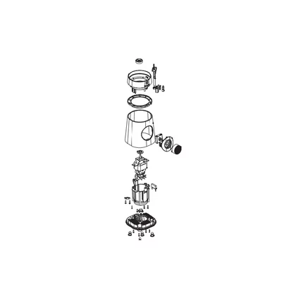 Podstawa do blendera Electrolux / AEG z przewodem zasilającym i pokrętłem 4055824140