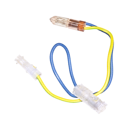 Lampka kontrolna żółta do chłodziarki Ariston / Indesit / Hotpoint / Whirlpool 9 mm 220 V C00048256