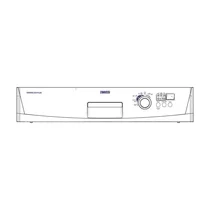 Przyciski i pokrętła do zmywarek Panel obsługi do zmywarki Zanussi inox / nierdzewny