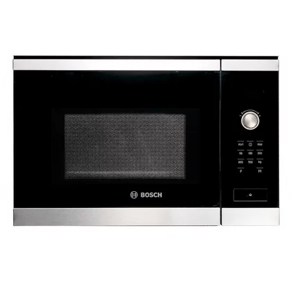 Kuchenka mikrofalowa do zabudowy Bosch HMT 84M654 900 W czarno-srebrna