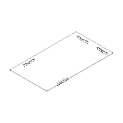 Płyta szklana do płyty ceramicznej AEG czarna 290 x 520 mm