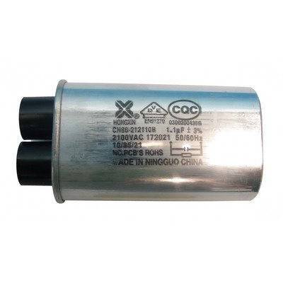 Części zamienne GORENJE Kondensator wysokiego napięcia do kuchenki mikrofalowej Gorenje / Hisense 1,1 uF 2100 V 136228