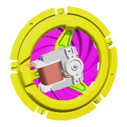 Kompletny wentylator chłodzący do piekarnika Electrolux / AEG 5550289051