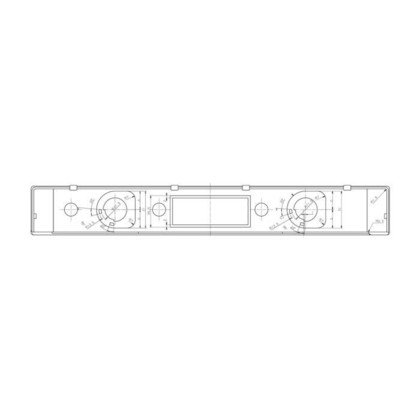 panel obsługi, surowe, 7801,301x41mm