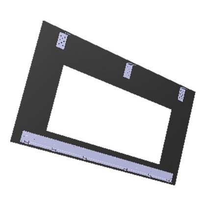 Zestaw szyby drzwi - 894x463mm