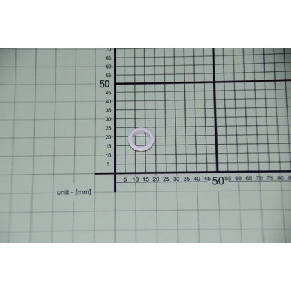 Element maskujący przycisku zegara do kuchni Amica biały 8024202