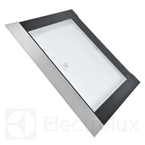 Szyba zewnętrzna drzwi piekarnika Electrolux / AEG inox 592 x 470 mm 5611824714