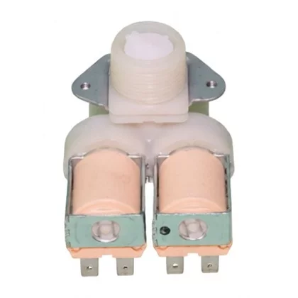 Elementy elektryczne do pralek r Zawór wlotowy do pralki Amica 2 wyjścia układ 90 1042268