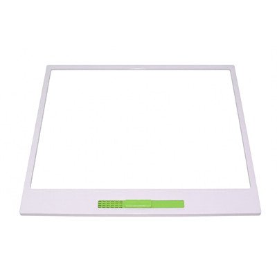 1043987 Półka szklana z ramką AMICA