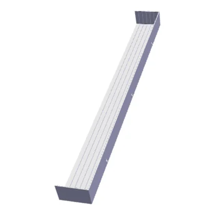 Dystans tylny do okapu Electrolux / AEG czarny 598 x 65 x 40 mm
