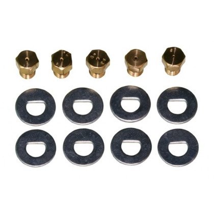 Komplet dysz gazowych do kuchenki Amica DEF-5 G30 28-30 mbar 9054925