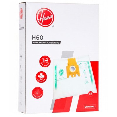 TE80PET 011 Worki z mikrofibry na kurz do odkurzacza Hoover H60 PureHepa 4 szt. 35600392