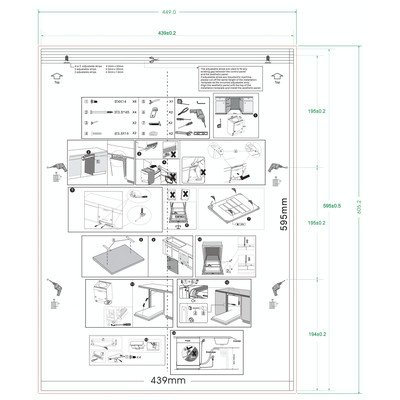 Szablon montażowy p.widoczny 45cm SI45 (1042718)