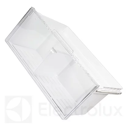 Półki na drzwi różni producenci Szuflada na warzywa i owoce do lodówki Electrolux / AEG z pokrywą 2251408353