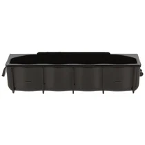 Przycisk uchwytu drzwi zmywarki Whirlpool / Indesit / Ariston / Hotpoint czarny 480140102602 C00316383