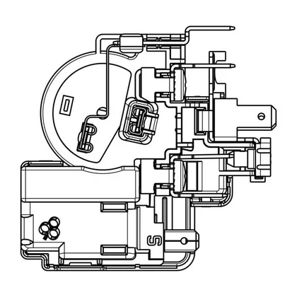 Starter z zabezpieczeniem silnika do chłodziarko-zamrażarki Electrolux / AEG 2425700065