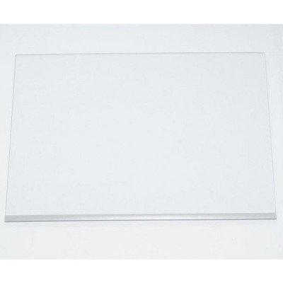 Półki na plastikowe i druciane r Półka szklana nad pojemnikiem na warzywa do lodówki C00318918 34x49cm Whirlpool (480132101129)