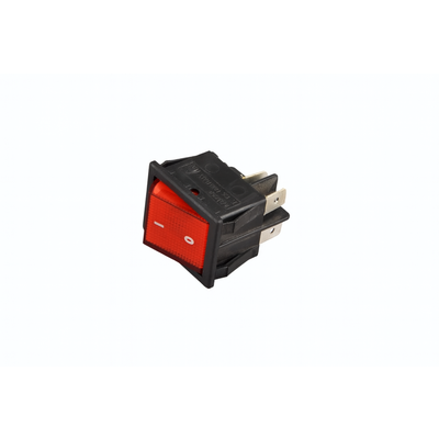 Wyłącznik klawiszowy W4.1.8 czerwony 4-styki K 19003