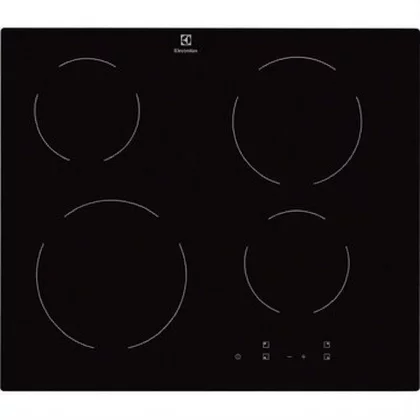 Płyty szklane Płyta grzejna ceramiczna do płyty kuchennej Electrolux / AEG czarna 590 x 520 mm