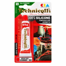 Silikon wysokotemperaturowy czerwony 20 ml