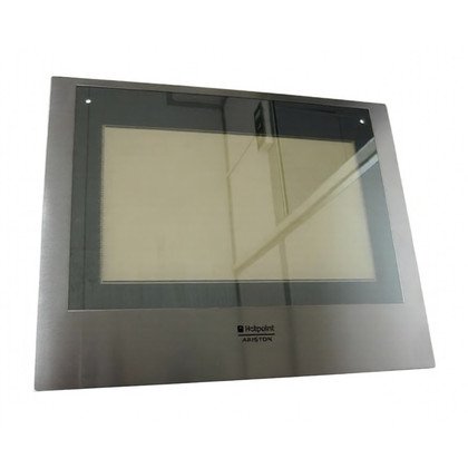 Szyba zewnętrzna drzwi piekarnika Ariston / Indesit / Hotpoint / Whirlpool FZ66 IX HA C00257722