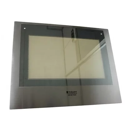 Szyba zewnętrzna drzwi piekarnika Ariston / Indesit / Hotpoint / Whirlpool FZ66 IX HA C00257722