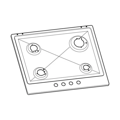 Elementy obudowy Płyta podpalnikowa do płyty gazowej Electrolux / AEG 3532397035