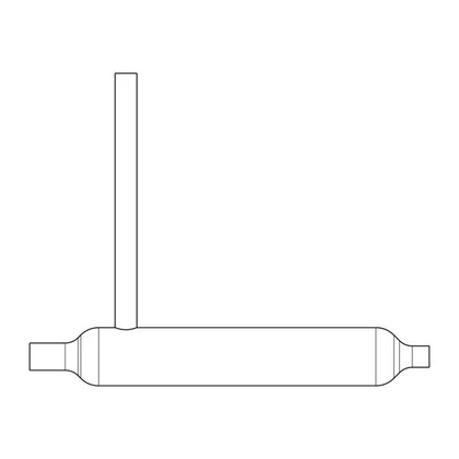 Filtry odwadniające, bakteryjne, Filtr odwadniający 3-drożny do układu chłodniczego lodówki Electrolux / AEG 2612020020