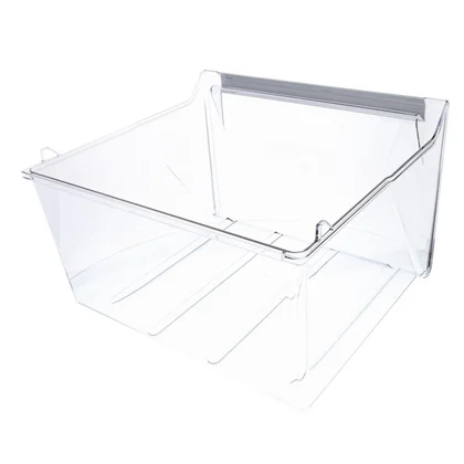 Półki na drzwi różni producenci Szuflada zamrażarki do lodówki Electrolux / AEG kompletna środkowa neutralna 296 402 x 261,5 mm