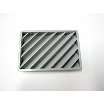 Prawa szara kratka wylotu powietrza do okapu Ariston / Indesit / Hotpoint / Whirlpool C00050473 482000074549