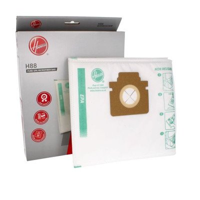 Części zamienne HOOVER Worki do odkurzacza Hoover 4 szt. z mikrofibry H88 35602717