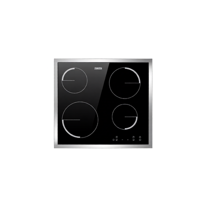 Płyty szklane Płyta ze szkła ceramicznego z ramą INOX do płyty grzewczej Zanussi 5551122855