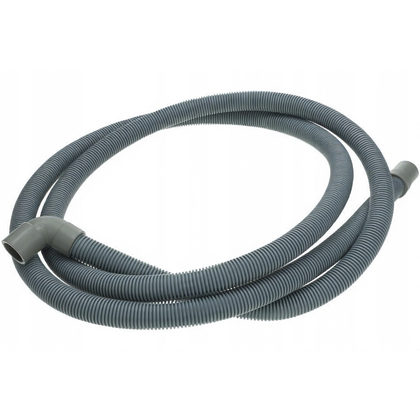 Wąż odpływowy z kolankiem do pralki i zmywarki Whirlpool / Indesit / Ariston / Hotpoint 2 m 481281728078 C00314445 481981728979 C00375203