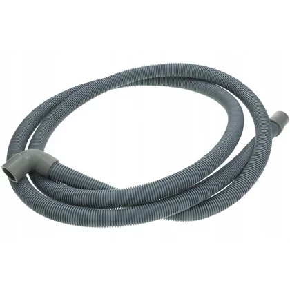 Wąż odpływowy z kolankiem do pralki i zmywarki Whirlpool / Indesit / Ariston / Hotpoint 2 m 481281728078 C00314445 481981728979 C00375203