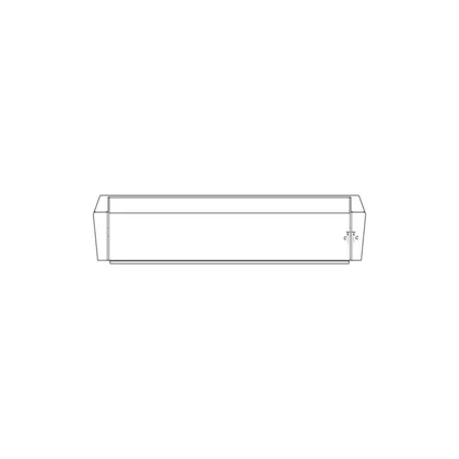 Półki na drzwi różni producenci Pojemnik na produkty nabiałowe do lodówki Electrolux / AEG 7902 430 x 115 mm