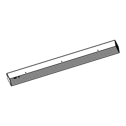 Dystans tylny do okapu Electrolux / AEG czarny 598 x 65 x 40 mm