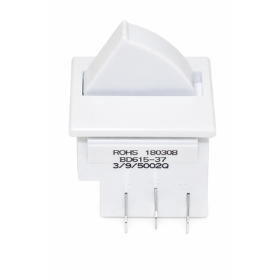 Włącznik oświetlenia lodówki 49035340 Candy Hoover, 3 piny, 250V, oryginał