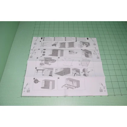 Szablon montażowy do zmywarki do zabudowy Amica 60 cm