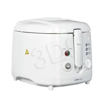 Frytkownica elektryczna Clatronic FR 3390 2 l 1800 W biała