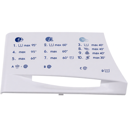 Front pojemnika na proszek do pralki Whirlpool / Indesit / Ariston / Hotpoint 481249878102 C00487834 481249878457 C00487871