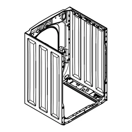 Tylna obudowa do pralki Electrolux / AEG biała 1327744627