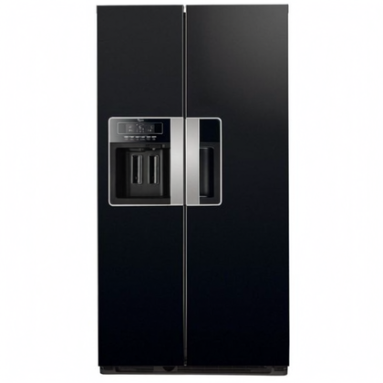 Elementy obudowy do lodówek Whir Obudowa prawego górnego zawiasu do lodówki Whirlpool czarna 480132102591 C00280663