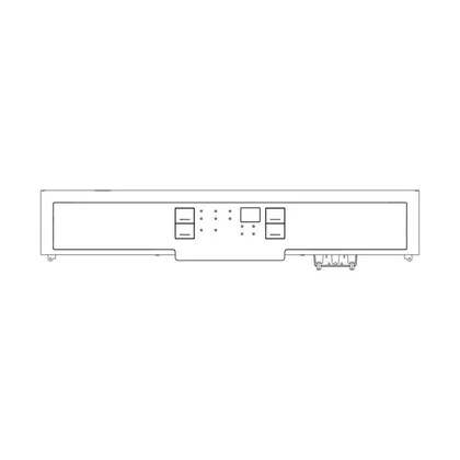 Panel obsługi przedni do zmywarki Electrolux / AEG inox 8088539047