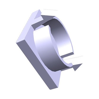 zaslepka,oslona wkretu,17.25x14.75mm