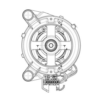 Silnik napędowy do pralki Electrolux / AEG 240 V 450 W 1552365007