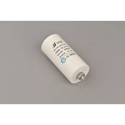 Kondensator silnika do urządzeń AGD Domax 40 uF 450 V 27009