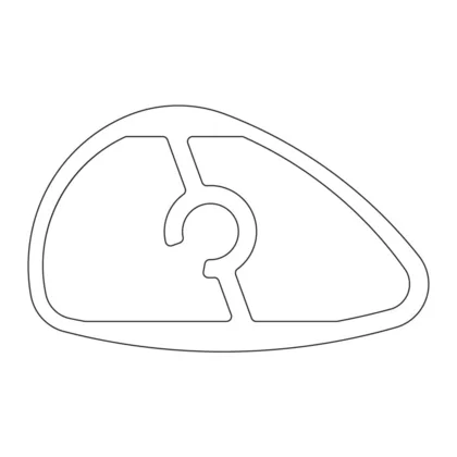 Pionowy uchwyt drzwi chłodziarko-zamrażarki Electrolux / AEG inox 1717 mm 2610013076