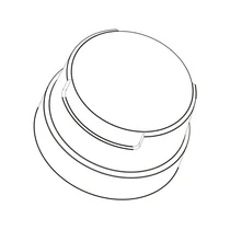 Pierścień pokrętła funkcji do kuchenki Electrolux / AEG biały 5618226103