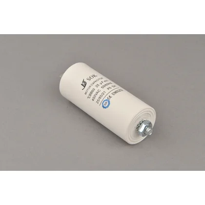 Kondensator silnika do urządzeń AGD Domax 25 µF 450 V 27006