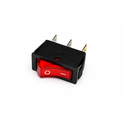 Wyłącznik klawiszowy W.1.1.6 czerwony (005-35)